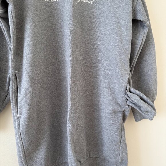 Burberry Grey Cotton Logo Sweatshirt Dress - Picture 6 of 7